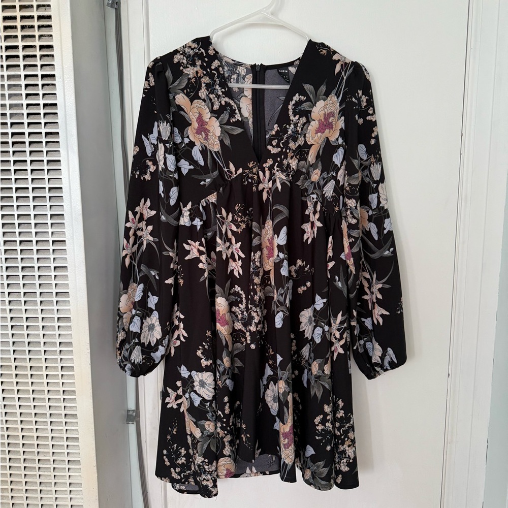 Floral Long Sleeve Dress